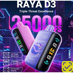 ELFBAR RAYA D3 25000 ENG Mango peach