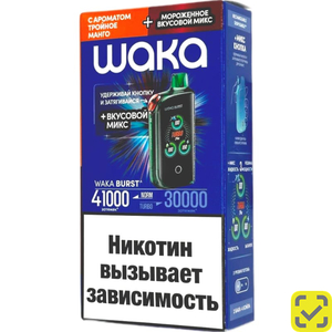 WAKA BURST 41000 RUS Ментол+Ледяной микс